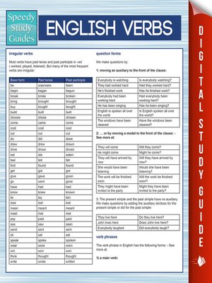 English Verbs - ebook